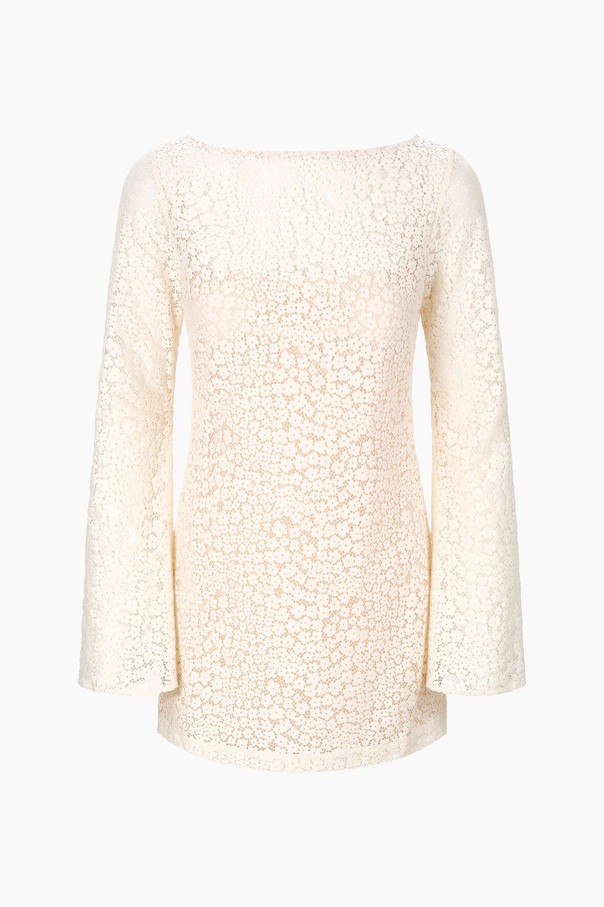 Image MAYA DRESS | TINY BLOOM IVORY 6 of 6 and Clicking this image will trigger a zoom pop-up