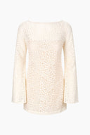 Image MAYA DRESS | TINY BLOOM IVORY 6 of 6