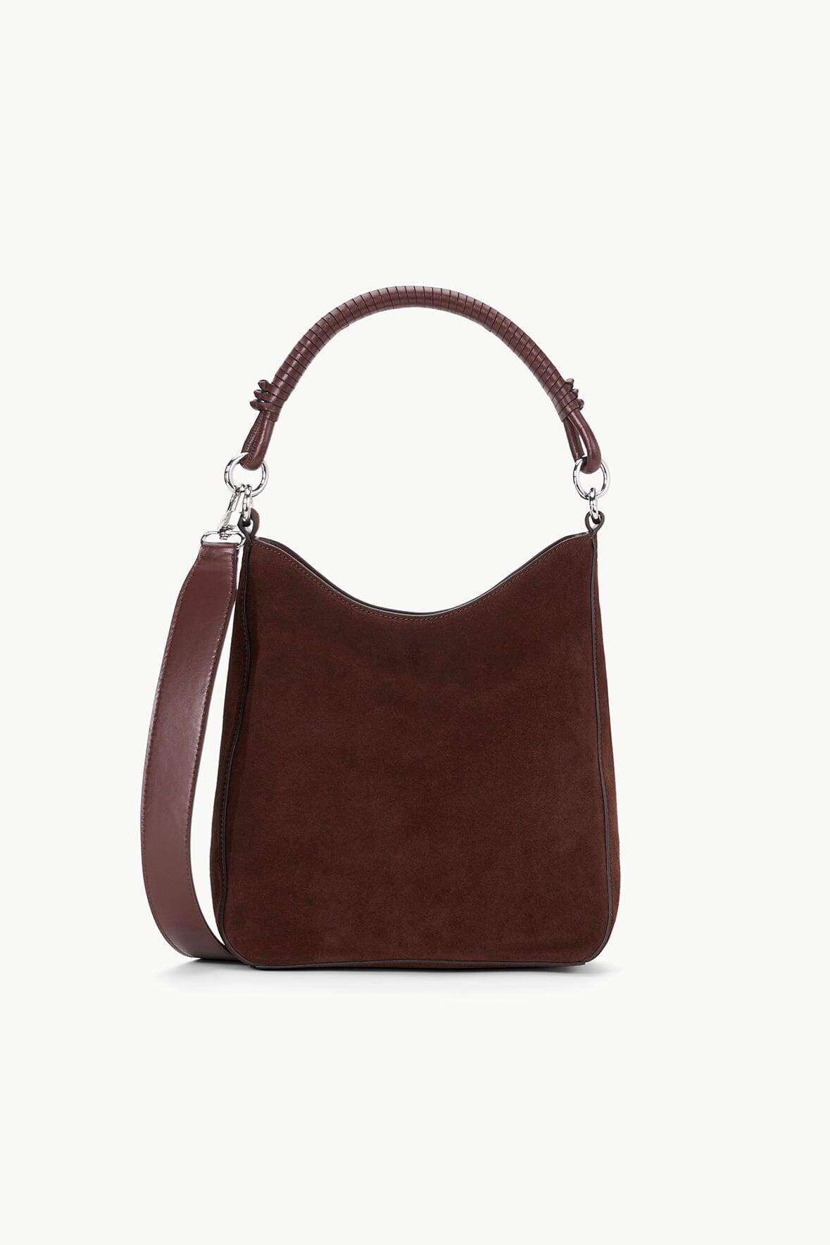 Image MEL BAG | MAHOGANY SUEDE 1 of 6 and Clicking this image will trigger a zoom pop-up