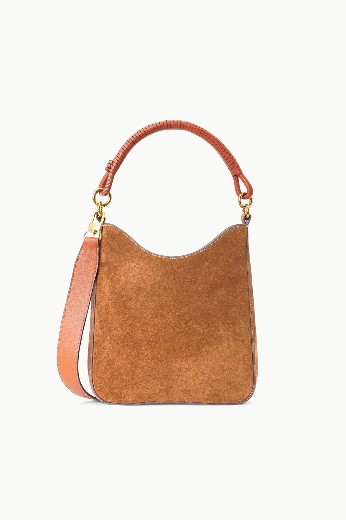 Image MEL BAG | TAN SUEDE 1 of 6 and Clicking this image will trigger a zoom pop-up