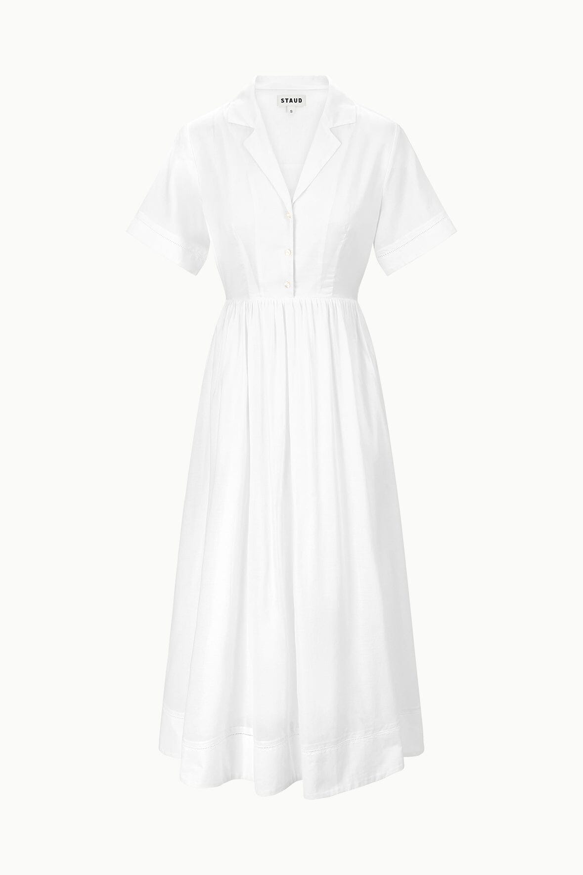 Image MERYL DRESS | WHITE 6 of 6 and Clicking this image will trigger a zoom pop-up