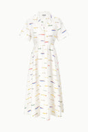 Image MERYL LINEN DRESS | POP SARDINES IVORY 6 of 6