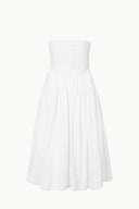 MIDI BELLA DRESS | WHITE