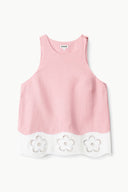 Image MIKA LINEN TOP | FADED BLUSH WHITE 6 of 6