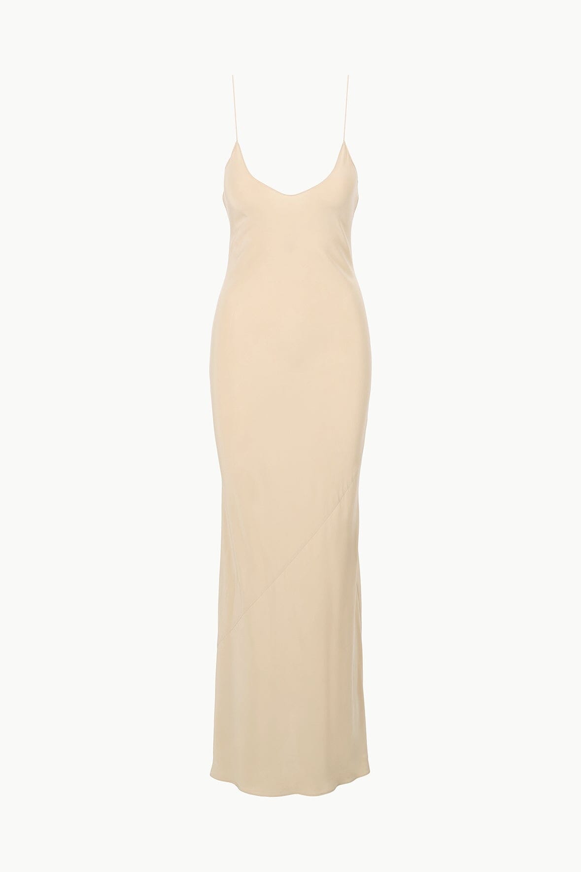 Image MILNER SILK SLIP DRESS | STONE 5 of 5 and Clicking this image will trigger a zoom pop-up