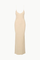 Image MILNER SILK SLIP DRESS | STONE 5 of 5