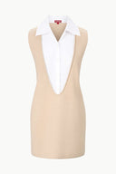 Image MINI LESLIE DRESS | CAMEL WHITE 5 of 5