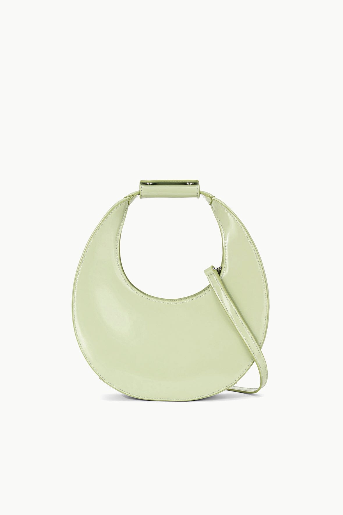 Image MINI MOON BAG | PALE JADE 1 of 8 and Clicking this image will trigger a zoom pop-up