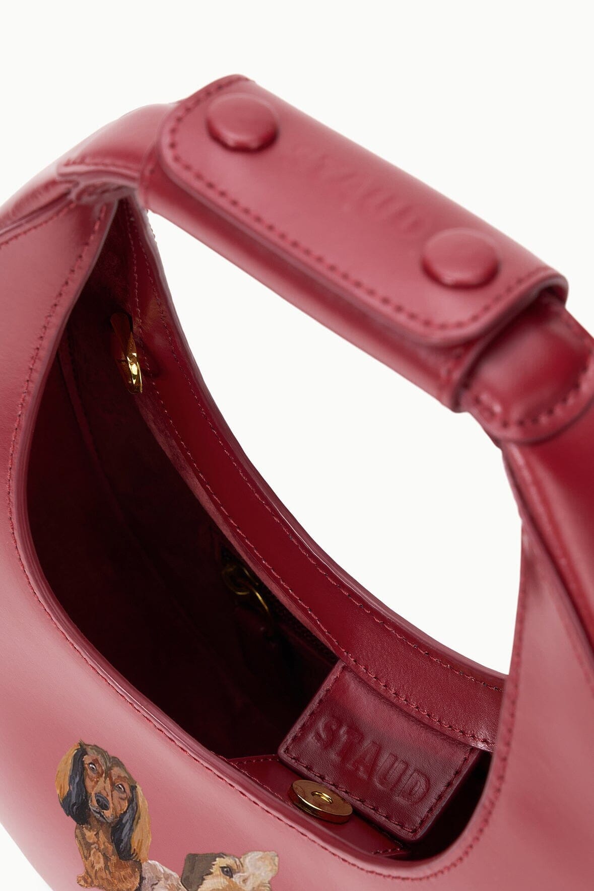 Image CUSTOM MINI MOON BAG | PINOT 3 of 5 and Clicking this image will trigger a zoom pop-up