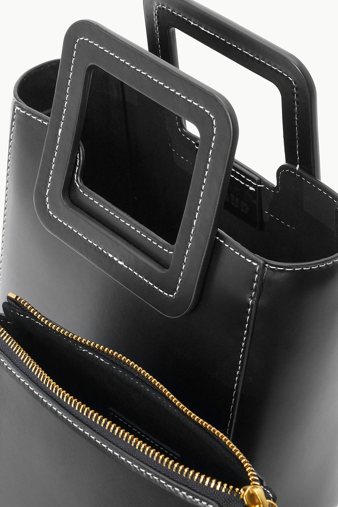 CUSTOM MINI SHIRLEY LEATHER BAG BLACK