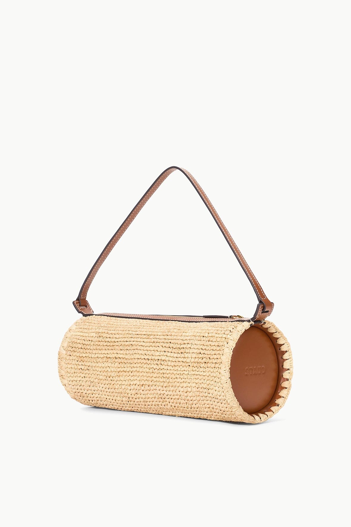 Image MINI TARU RAFFIA BAG | NATURAL TAN 3 of 7 and Clicking this image will trigger a zoom pop-up