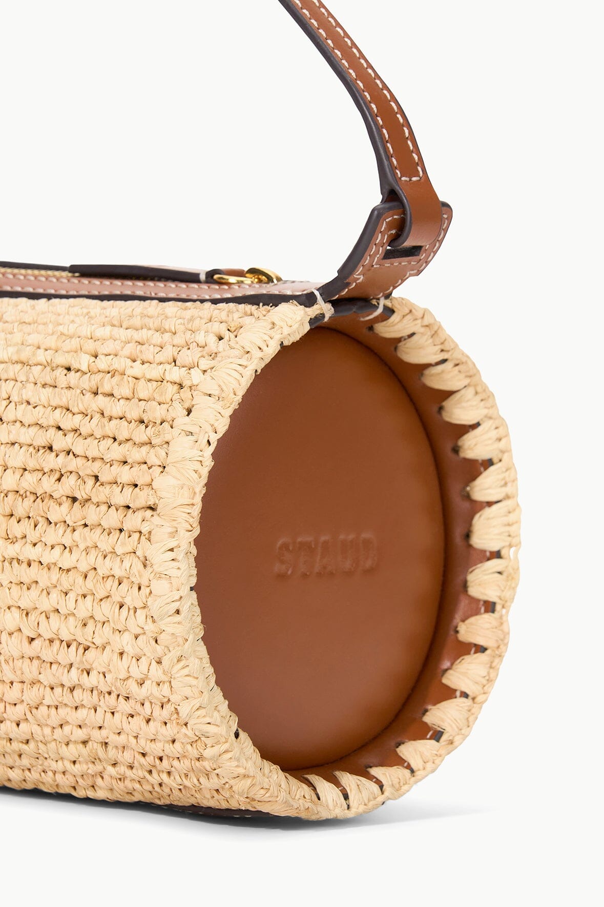 Image MINI TARU RAFFIA BAG | NATURAL TAN 5 of 7 and Clicking this image will trigger a zoom pop-up