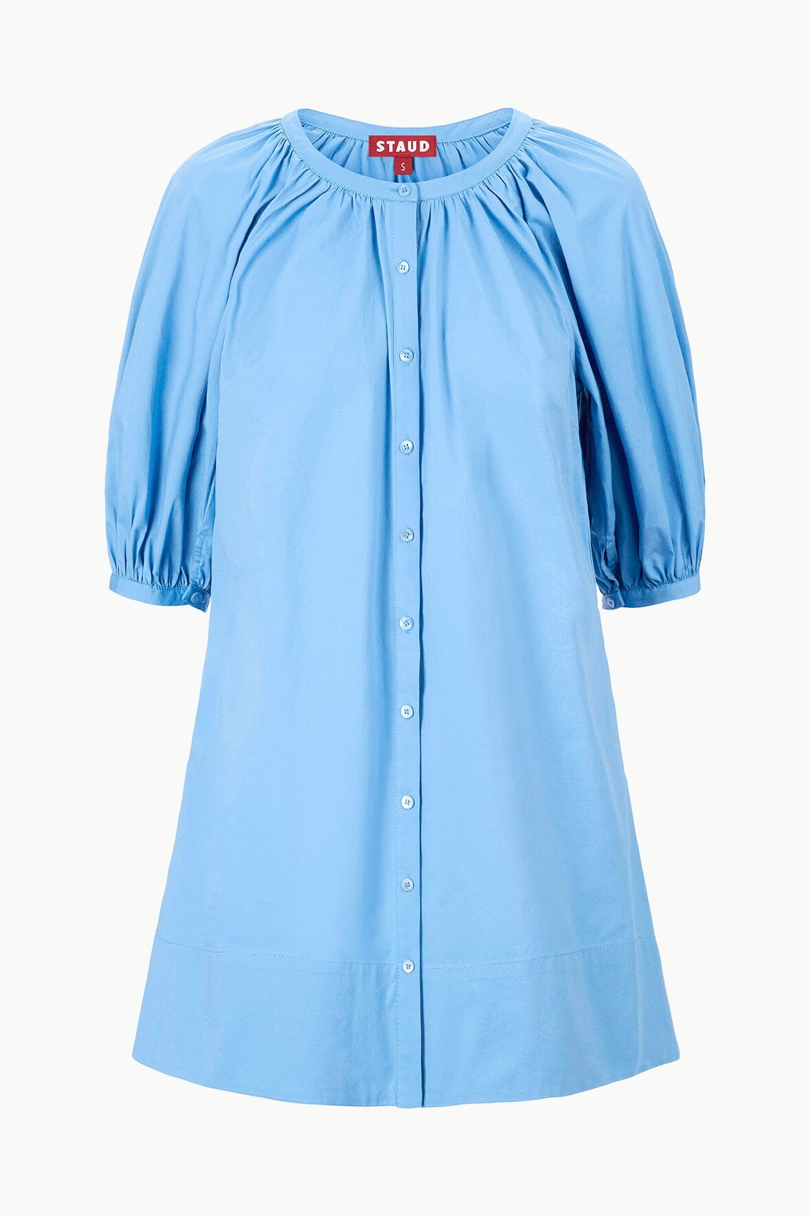 Image MINI VINCENT DRESS | AZURE 5 of 5 and Clicking this image will trigger a zoom pop-up