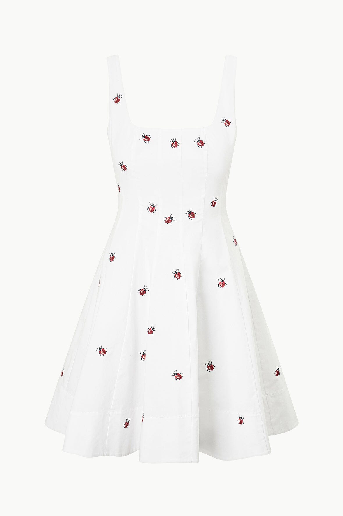 Image MINI WELLS DRESS | LADYBUGS 5 of 5 and Clicking this image will trigger a zoom pop-up