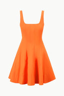 Image MINI WELLS DRESS | TANGERINE 5 of 5