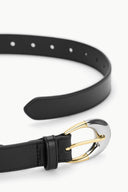 Image MOON BUCKLE BELT - 26MM | BLACK TWO-TONE 2 of 2