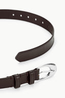 Image MOON BUCKLE BELT - 26MM | MAHOGANY SILVER 3 of 4