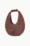 Image MOON RAFFIA BAG | MAHOGANY 3 of 7