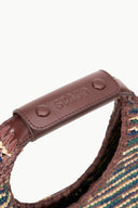 MOON RAFFIA TOTE BAG | MIXED RAFFIA