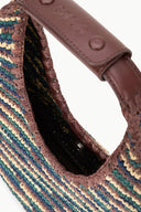 MOON RAFFIA TOTE BAG | MIXED RAFFIA