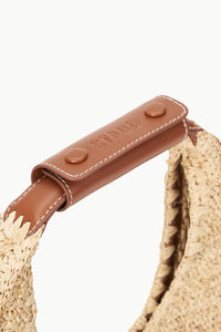 MOON RAFFIA BAG | NATURAL RAFFIA