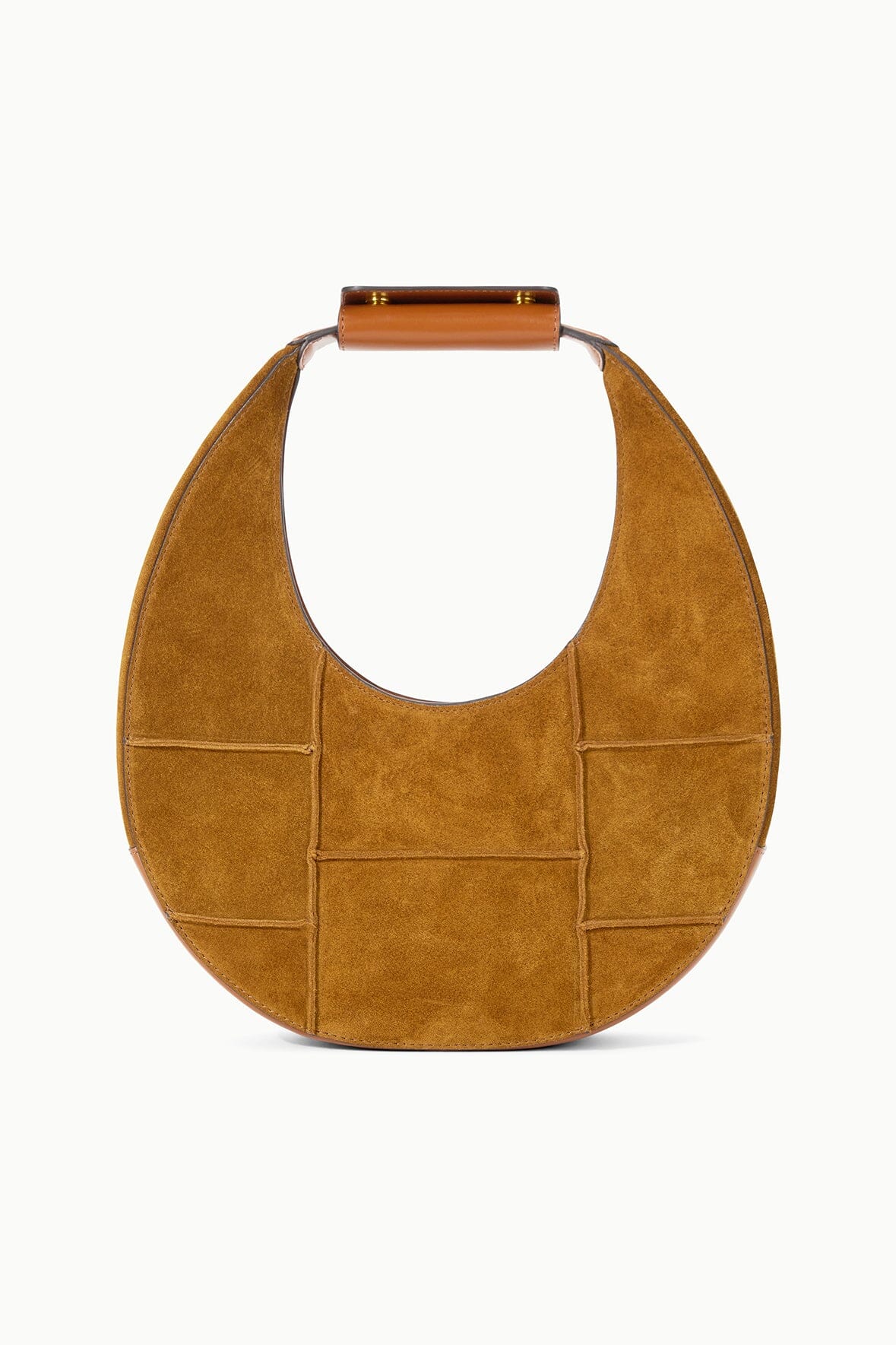 Image MOON BAG | TAN SUEDE 1 of 7 and Clicking this image will trigger a zoom pop-up