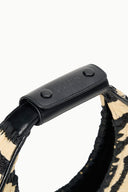 Image MOON RAFFIA BAG | ZEBRA RAFFIA 3 of 4
