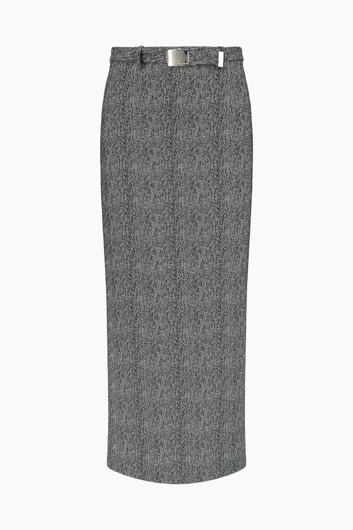 MURRAY SKIRT | TEXTURED HERRINGBONE - Slide 5 of 5