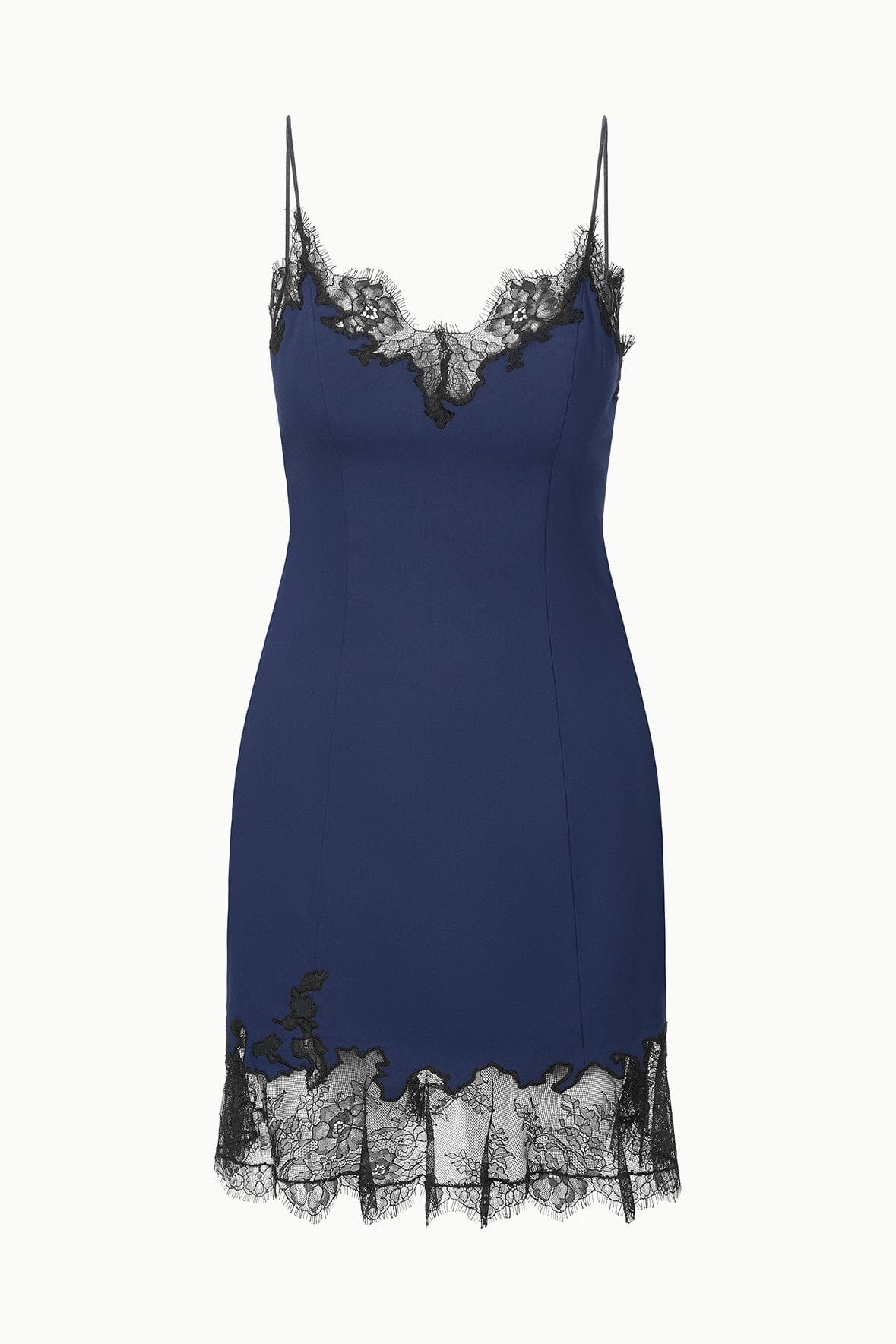 STAUD ミニワンピース・ドレス NADIA MINI DRESS NAVY