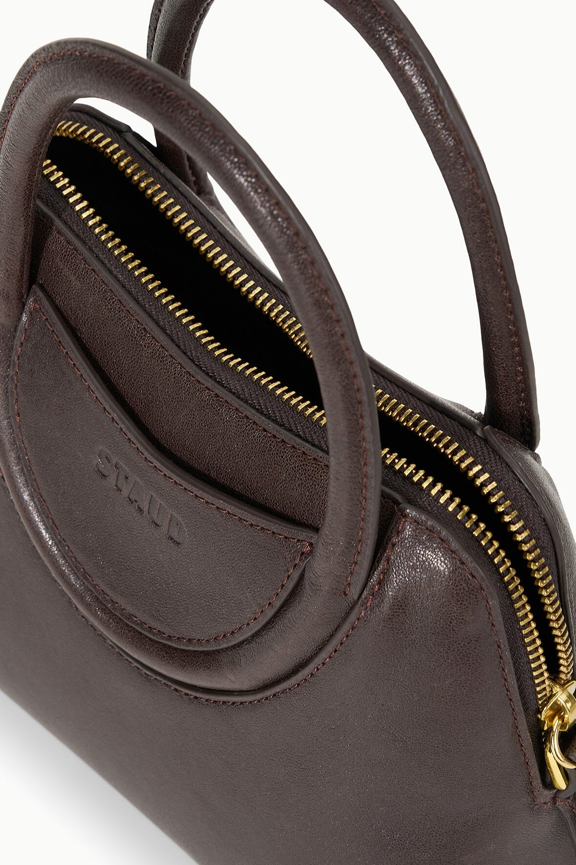 Image NAOMI MINI SATCHEL | ESPRESSO 7 of 7 and Clicking this image will trigger a zoom pop-up