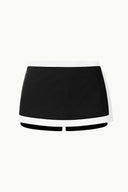 Image NELL SWIM SKIRT | BLACK/WHITE 5 of 5