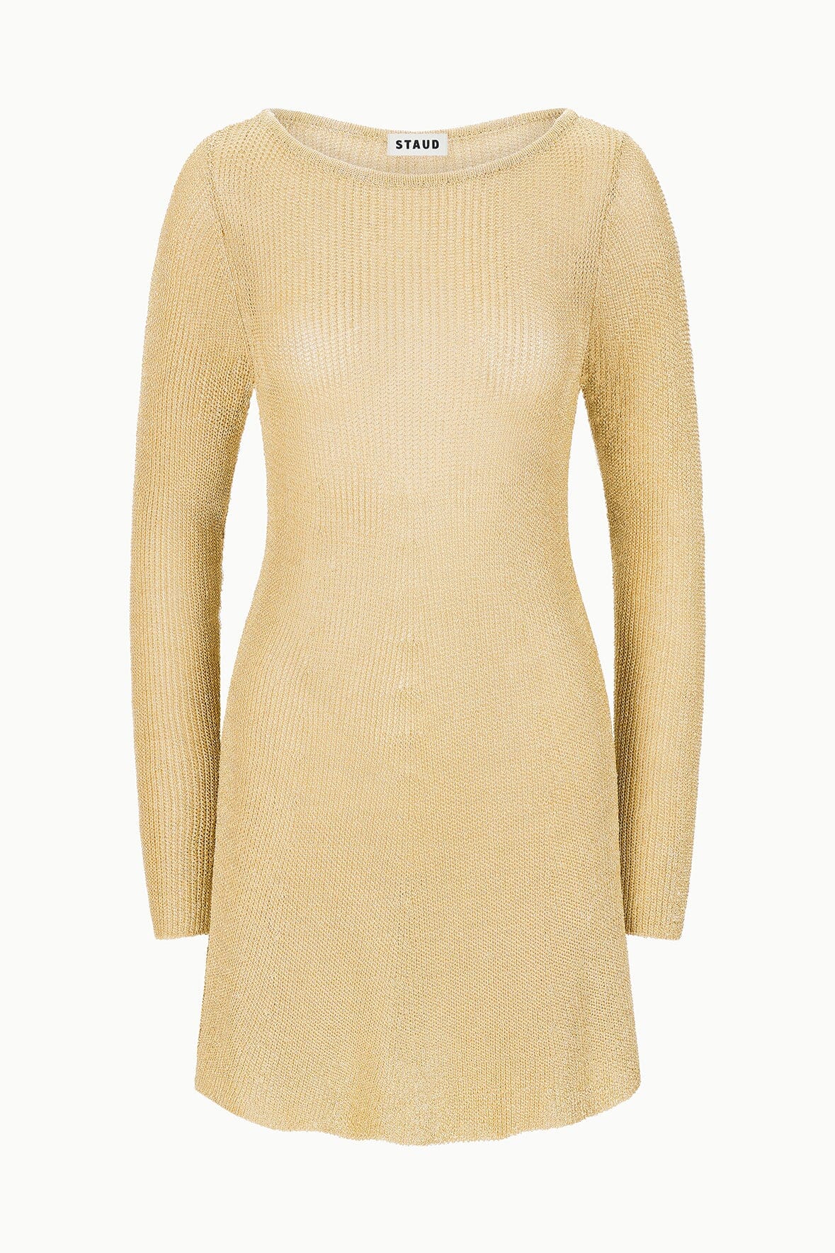 staud gold dress Nikitta Dress
