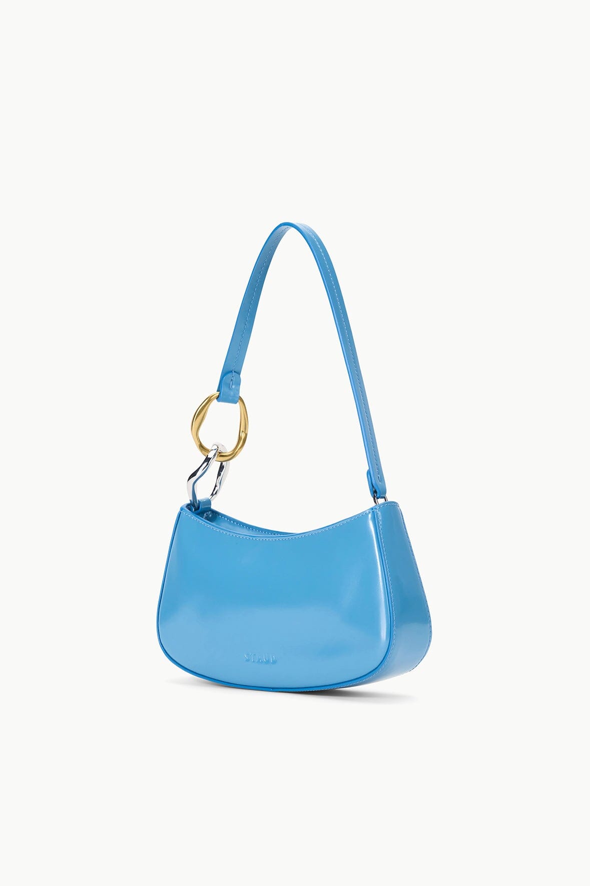 Image OLLIE BAG | STAUD BLUE 3 of 8 and Clicking this image will trigger a zoom pop-up