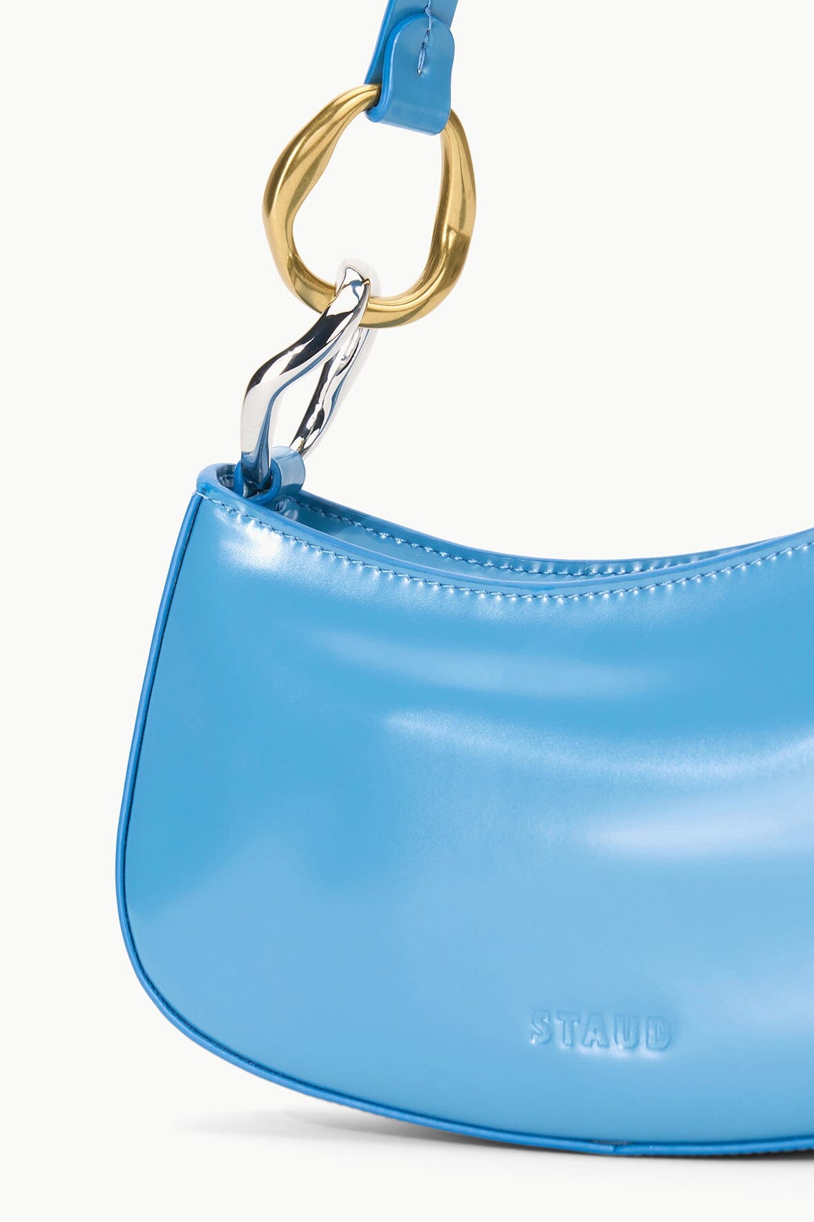 Image OLLIE BAG | STAUD BLUE 5 of 8 and Clicking this image will trigger a zoom pop-up