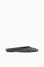 OTTO FLAT MULE | ESPRESSO KNOTTED