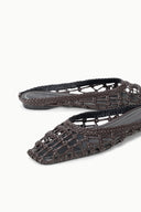 OTTO FLAT MULE | ESPRESSO KNOTTED