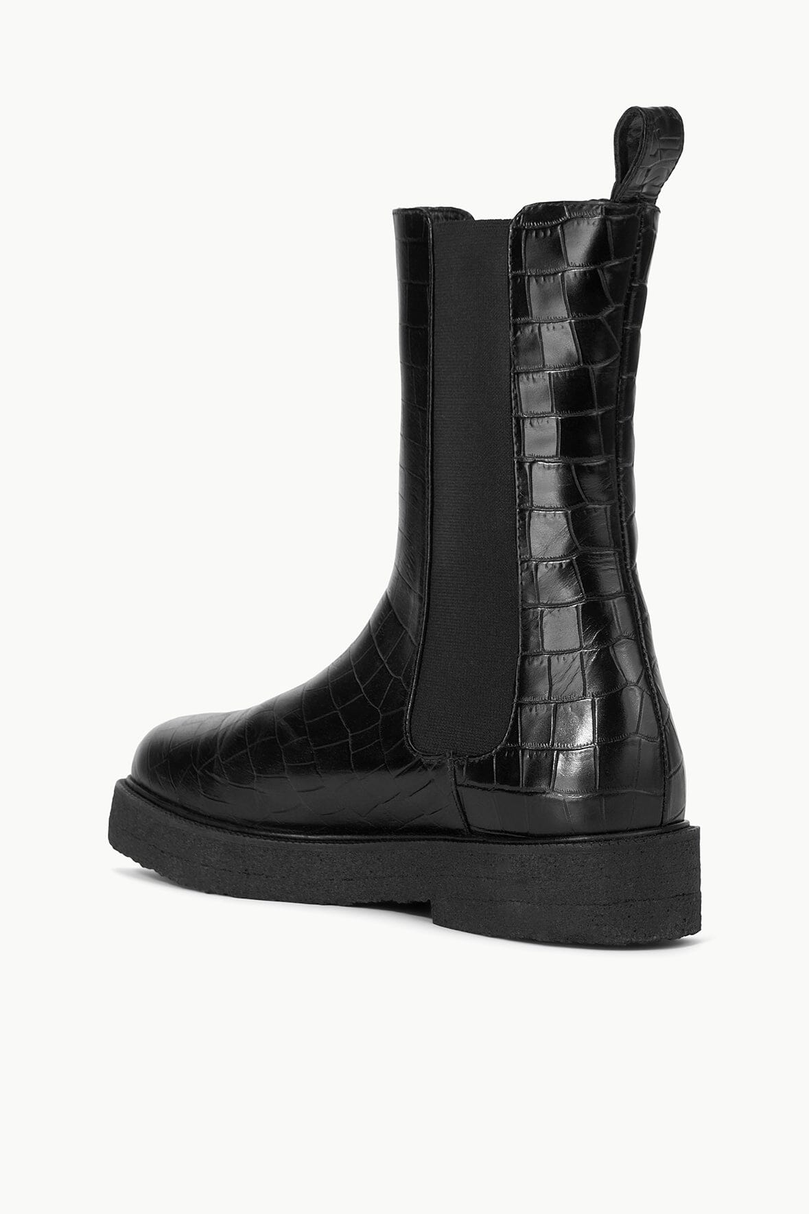 Image PALAMINO BOOT | BLACK FAUX CROC 4 of 5 and Clicking this image will trigger a zoom pop-up