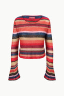 Image PARKER SWEATER | AUTUMNAL FADED STRIPE 5 of 5