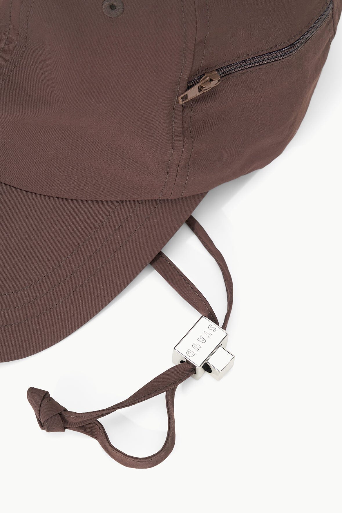 Image PAULIE BASEBALL HAT | ESPRESSO NYLON 7 of 7 and Clicking this image will trigger a zoom pop-up