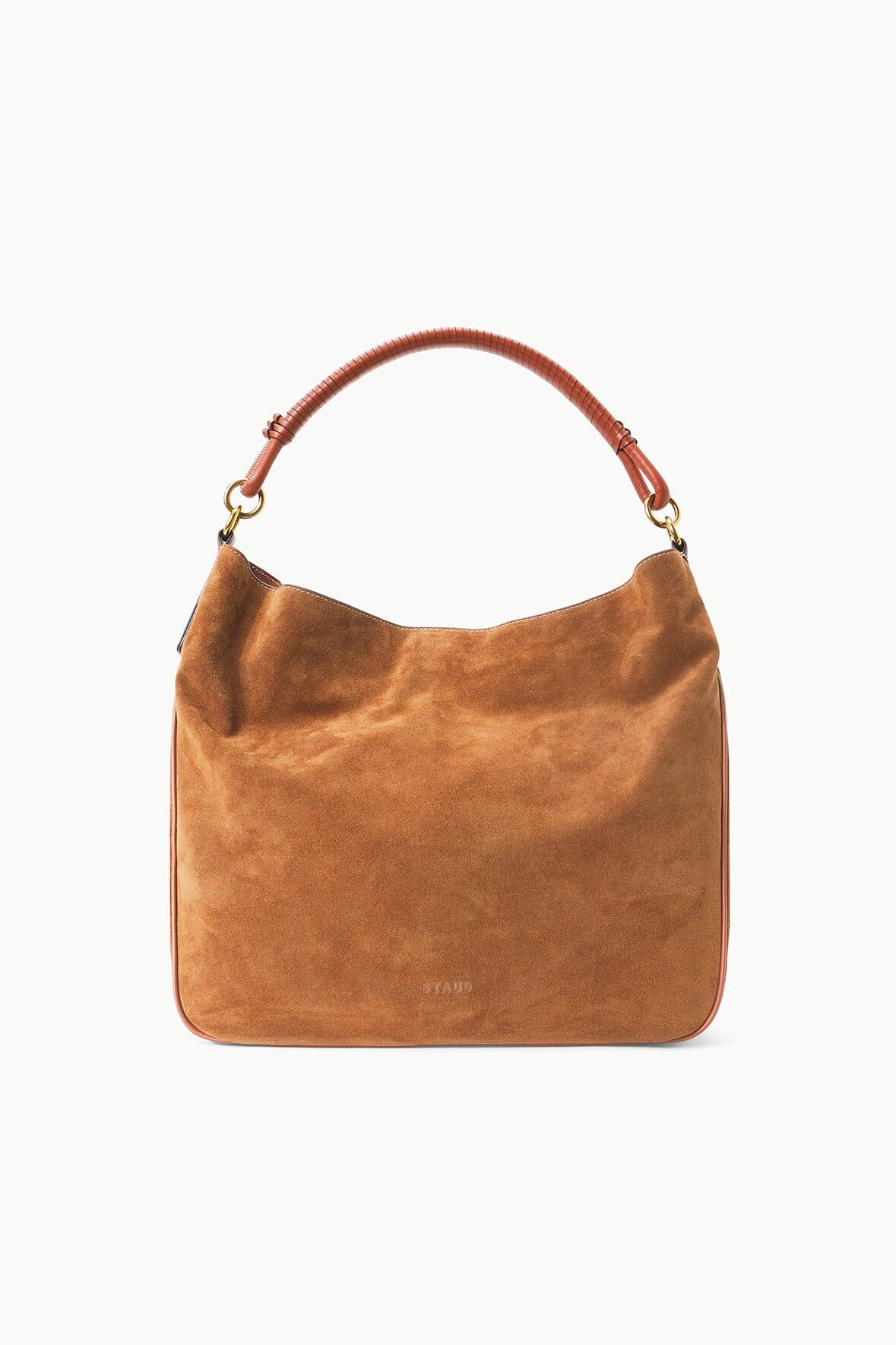 Image PERRY BAG | TAN SUEDE 3 of 7 and Clicking this image will trigger a zoom pop-up