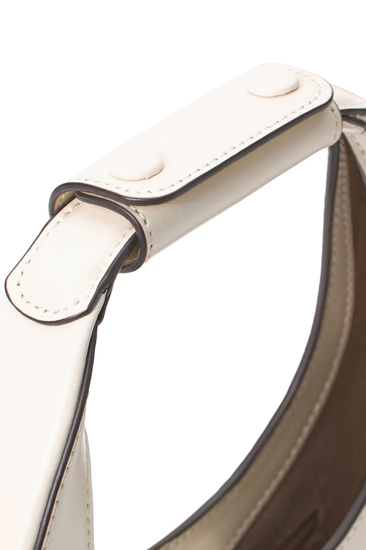 STAUD CUSTOM MINI MOON BAG | CREAM