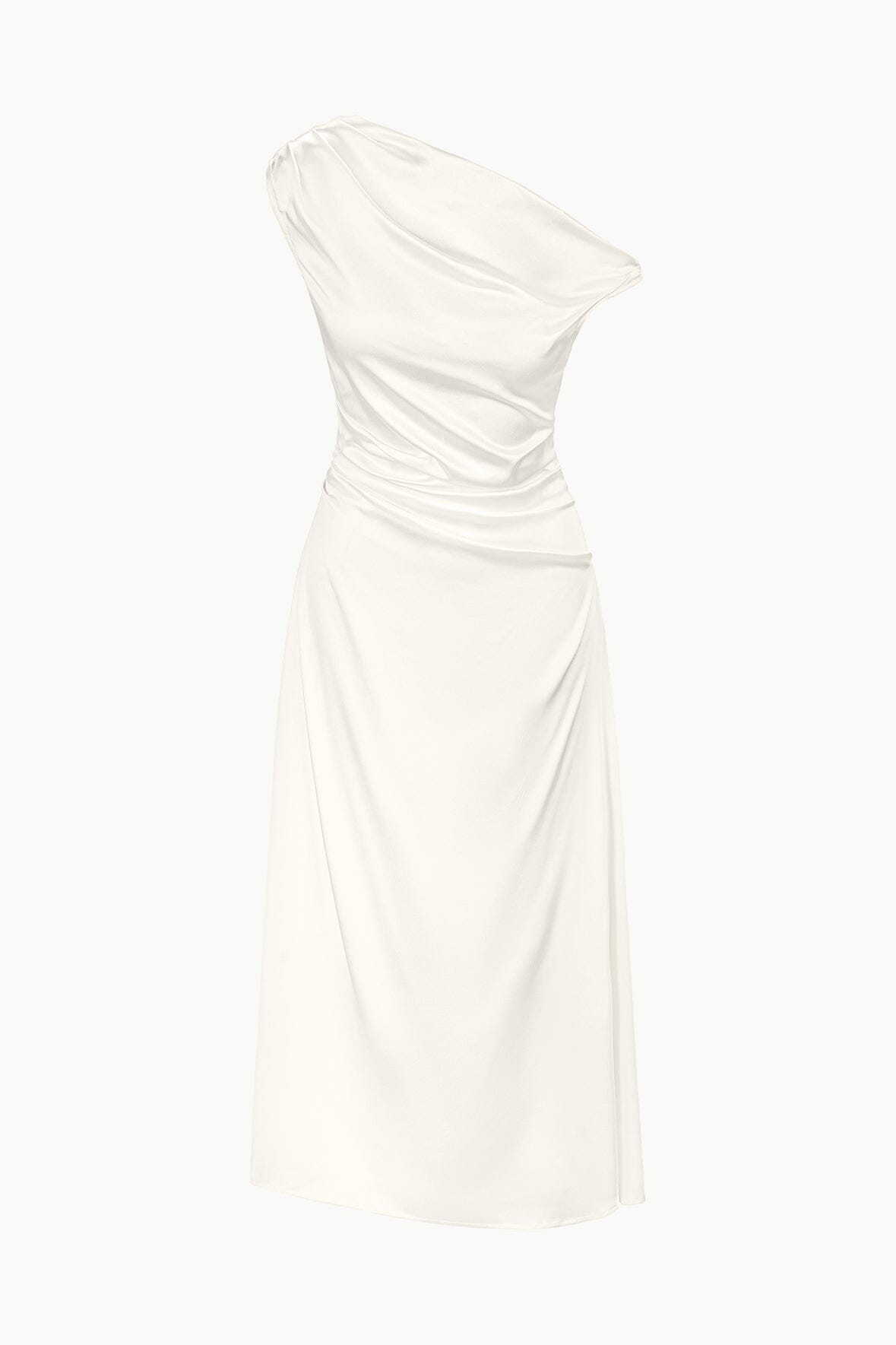 Image PHARE SILK DRESS | IVORY 6 of 6 and Clicking this image will trigger a zoom pop-up