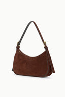 Image PINE SHOULDER BAG | MAHOGANY SUEDE 3 of 8