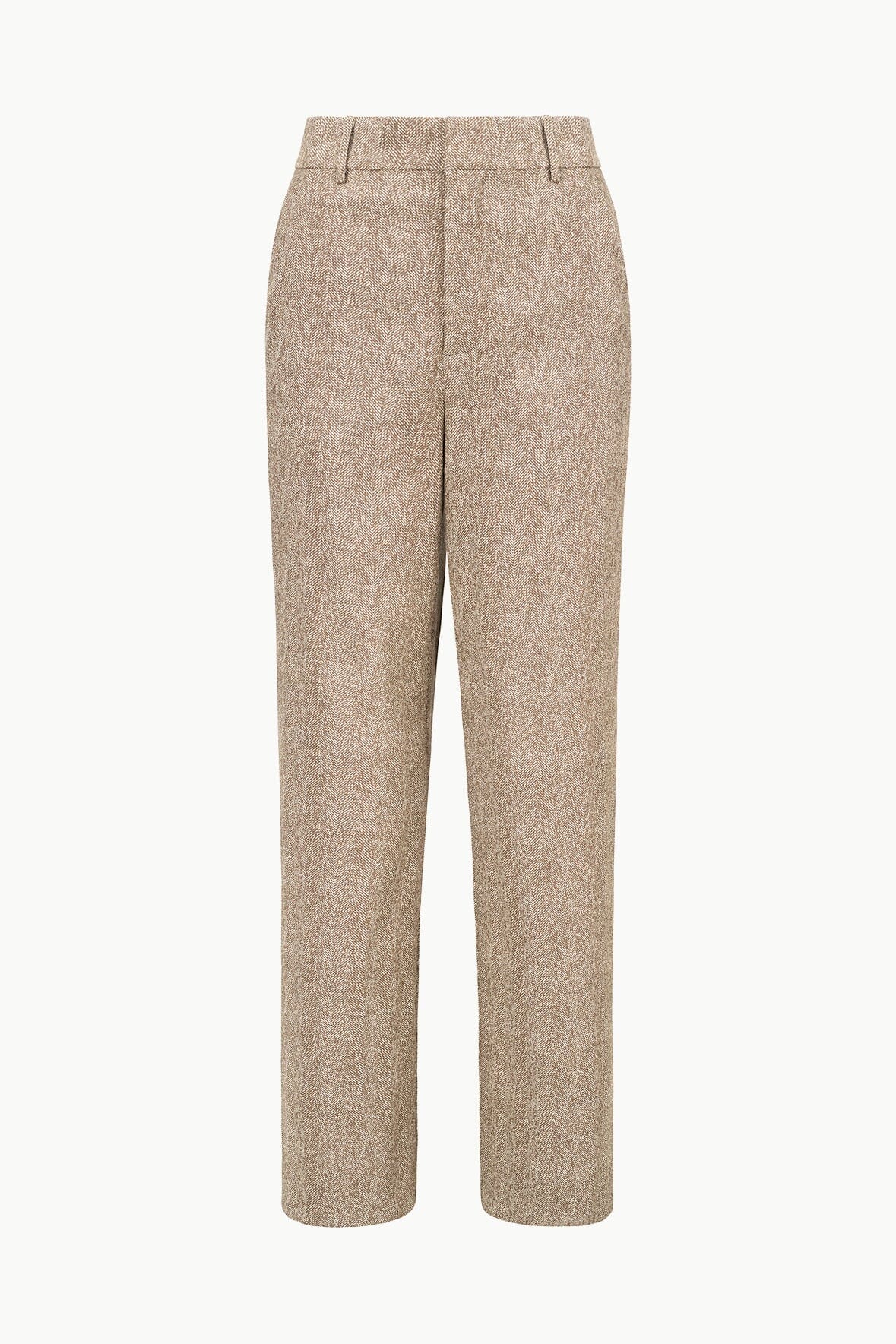 Image PRINCE HERRINGBONE PANT | MOCHA 4 of 4 and Clicking this image will trigger a zoom pop-up