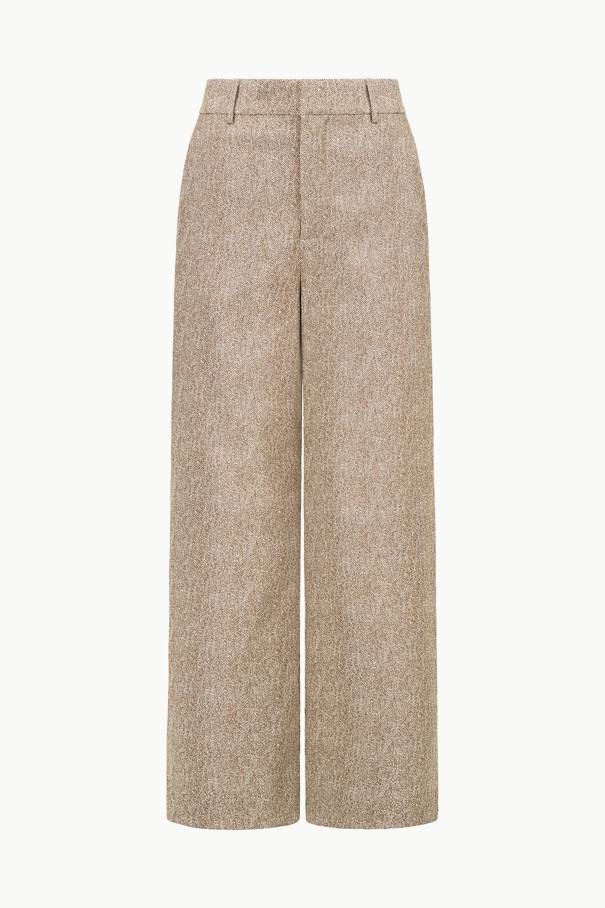 Image PRINCE HERRINGBONE PANT | MOCHA 6 of 6 and Clicking this image will trigger a zoom pop-up