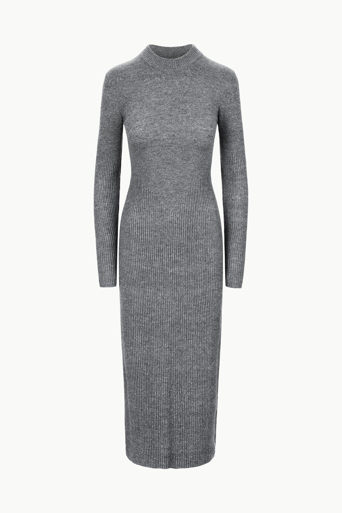 Image RAMONA DRESS | CHARCOAL GREY 5 of 5 and Clicking this image will trigger a zoom pop-up