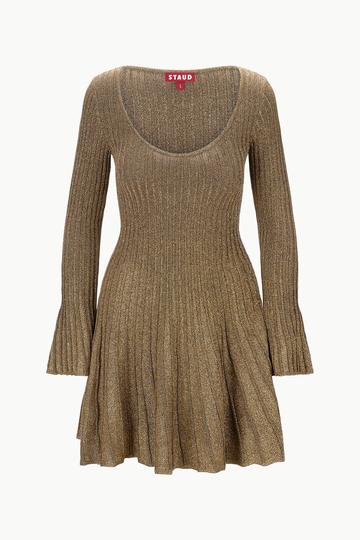 Image RAQUEL DRESS | METALLIC GOLD 5 of 5 and Clicking this image will trigger a zoom pop-up