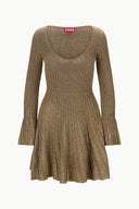 Image RAQUEL DRESS | METALLIC GOLD 5 of 5