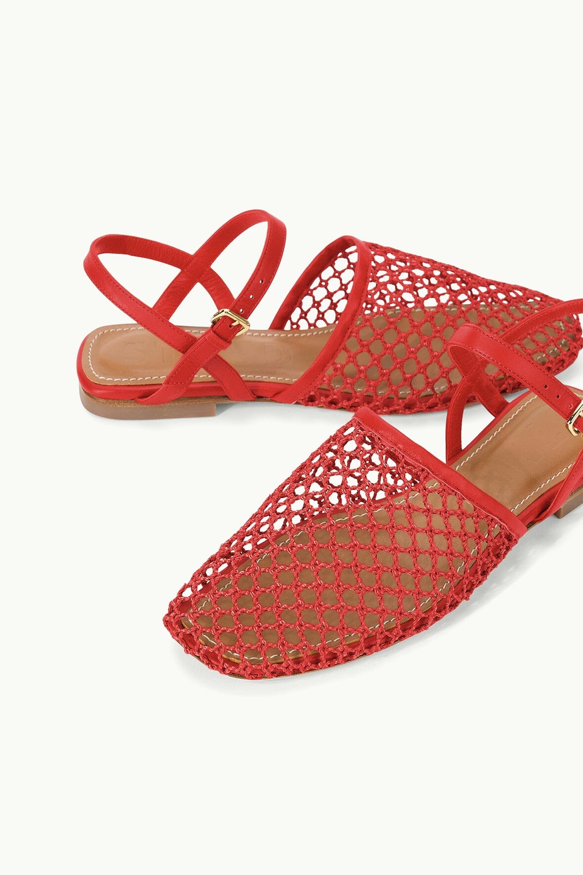 Image RETE SANDAL | RED NETTING 6 of 6 and Clicking this image will trigger a zoom pop-up