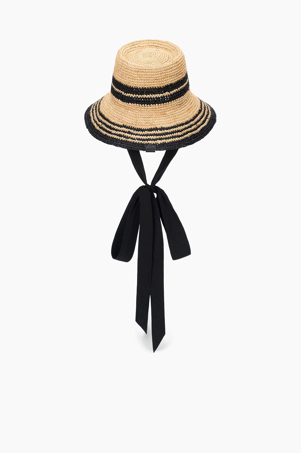 Monogram-embellished Linen Sailor Hat • Ruslan Baginskiy